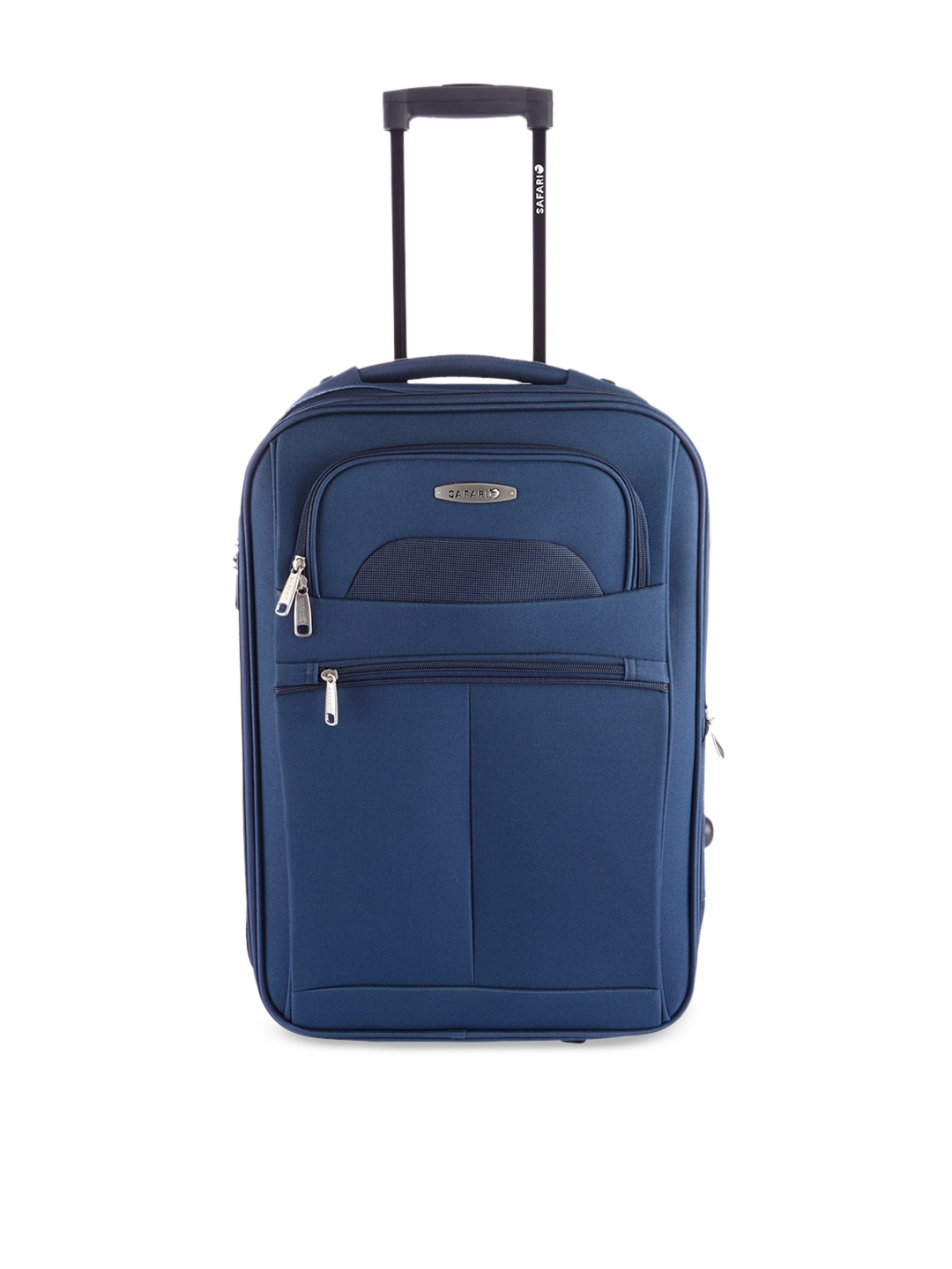 

Safari Blue Solid Medium Trolley Bag