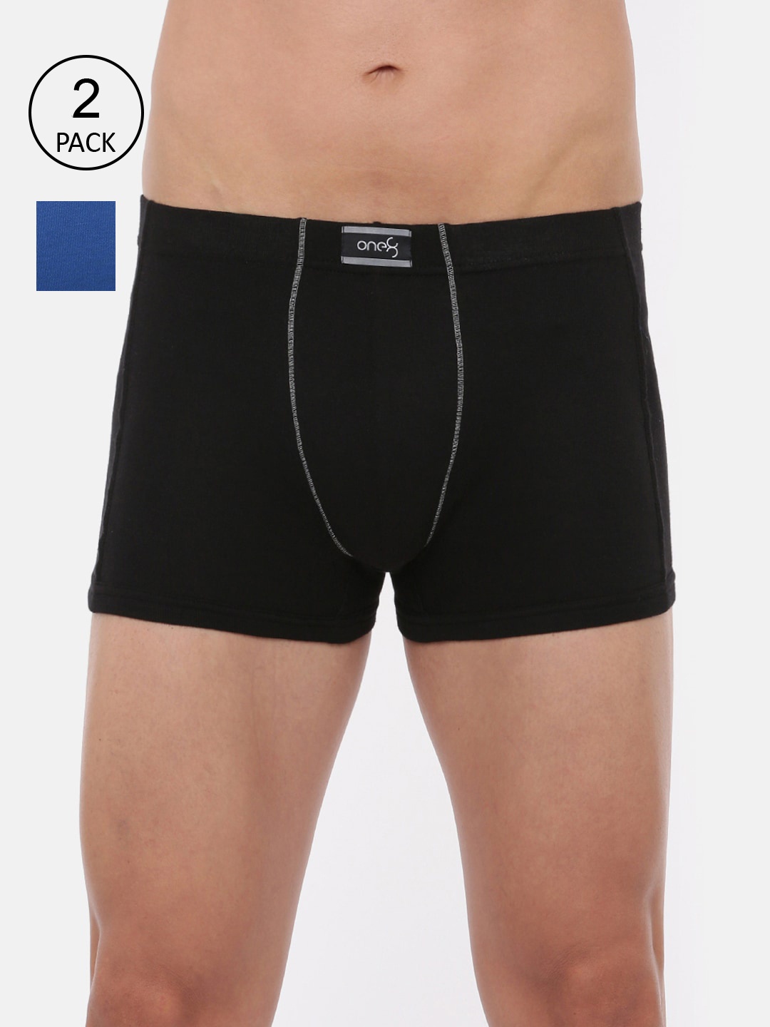

one8 by Virat Kohli Set Of 2 Assorted Cotton Trunk