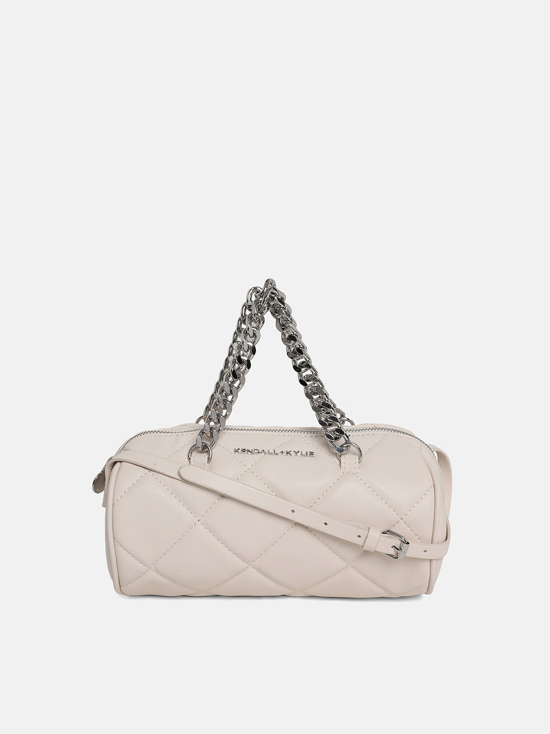 

KENDALL & KYLIE Women Off-White Duffle Bag