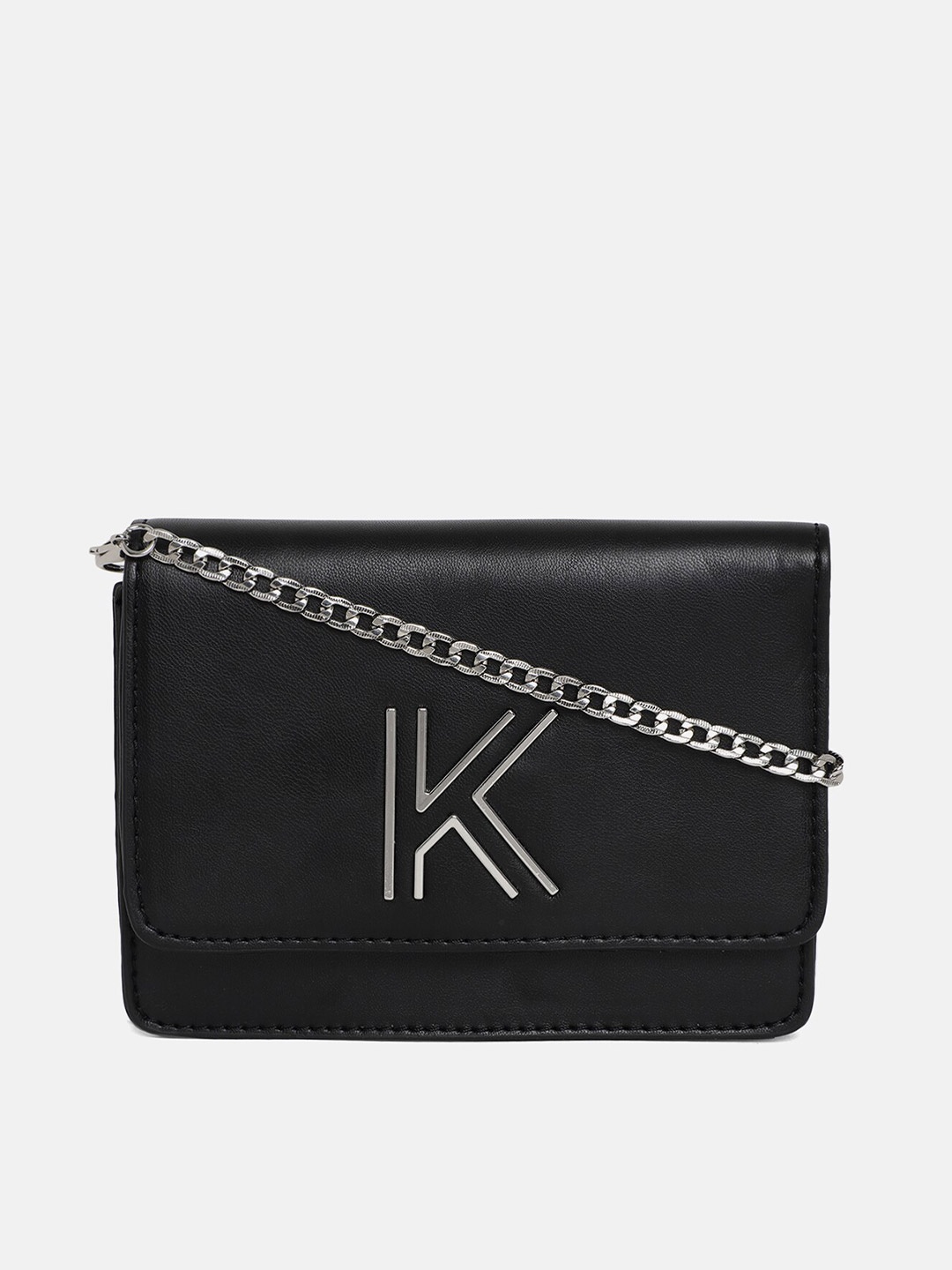 

KENDALL & KYLIE Women Black Solid Handheld Bag