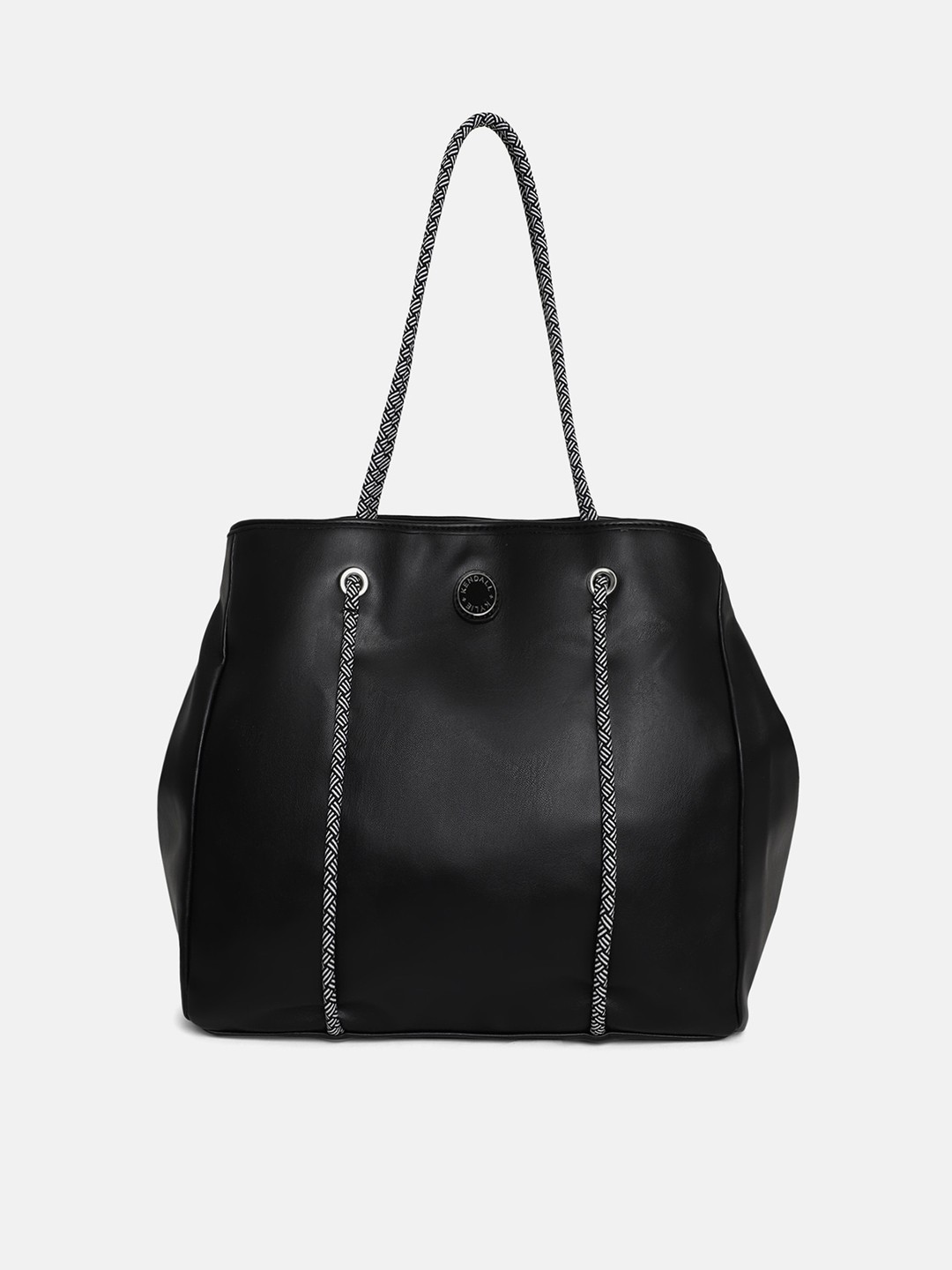 

KENDALL & KYLIE Black Structured Tote Bag