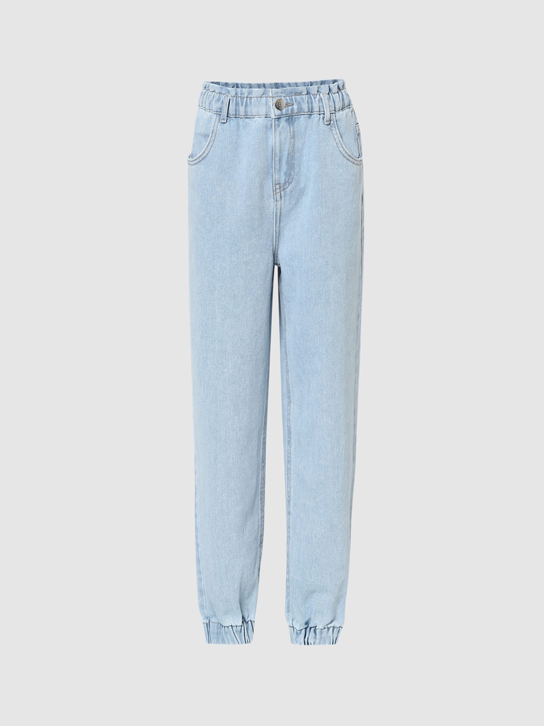 

KIDS ONLY Girls Blue Jogger High-Rise Jeans