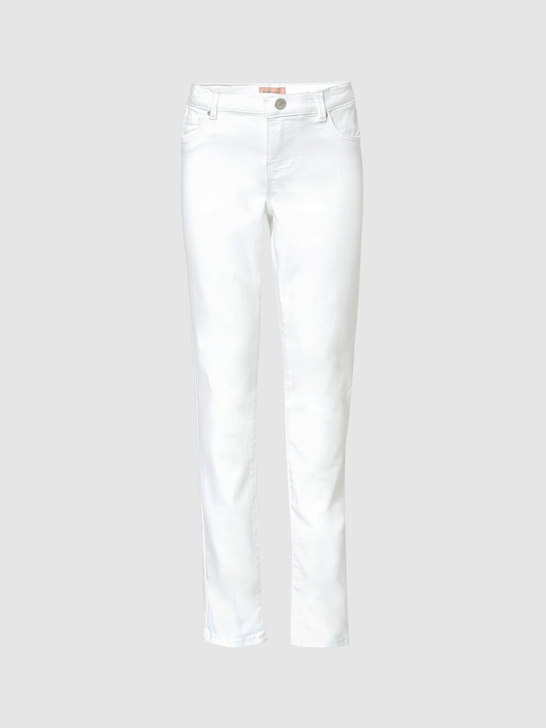 

KIDS ONLY Girls White Solid Jeans