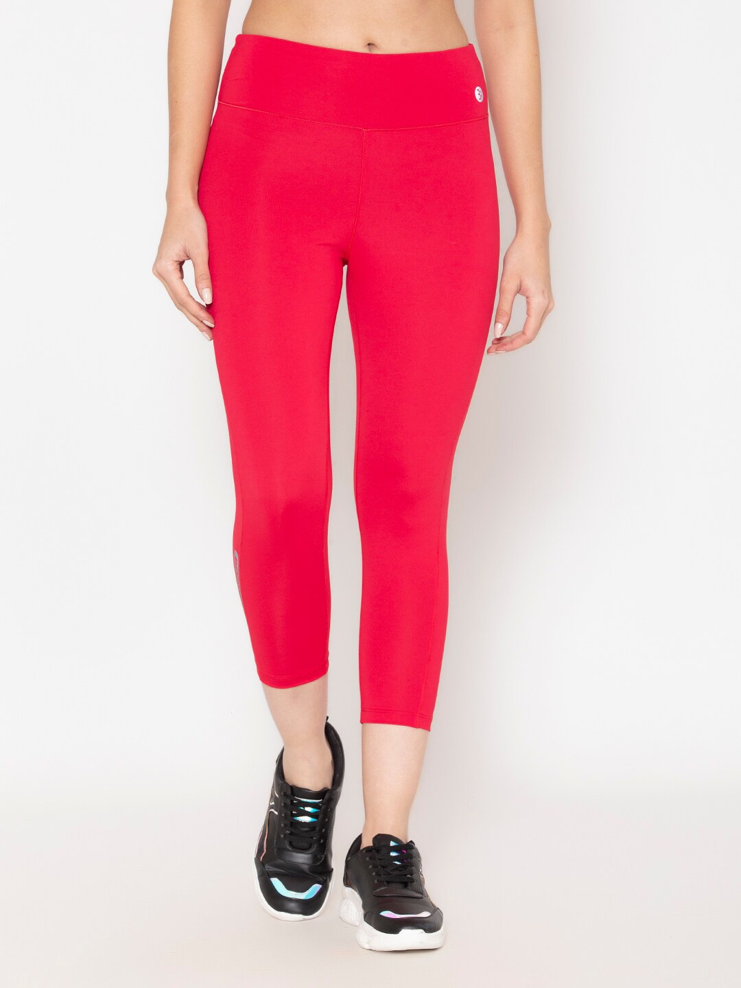 

BODYACTIVE Women Pink High Waist Capris