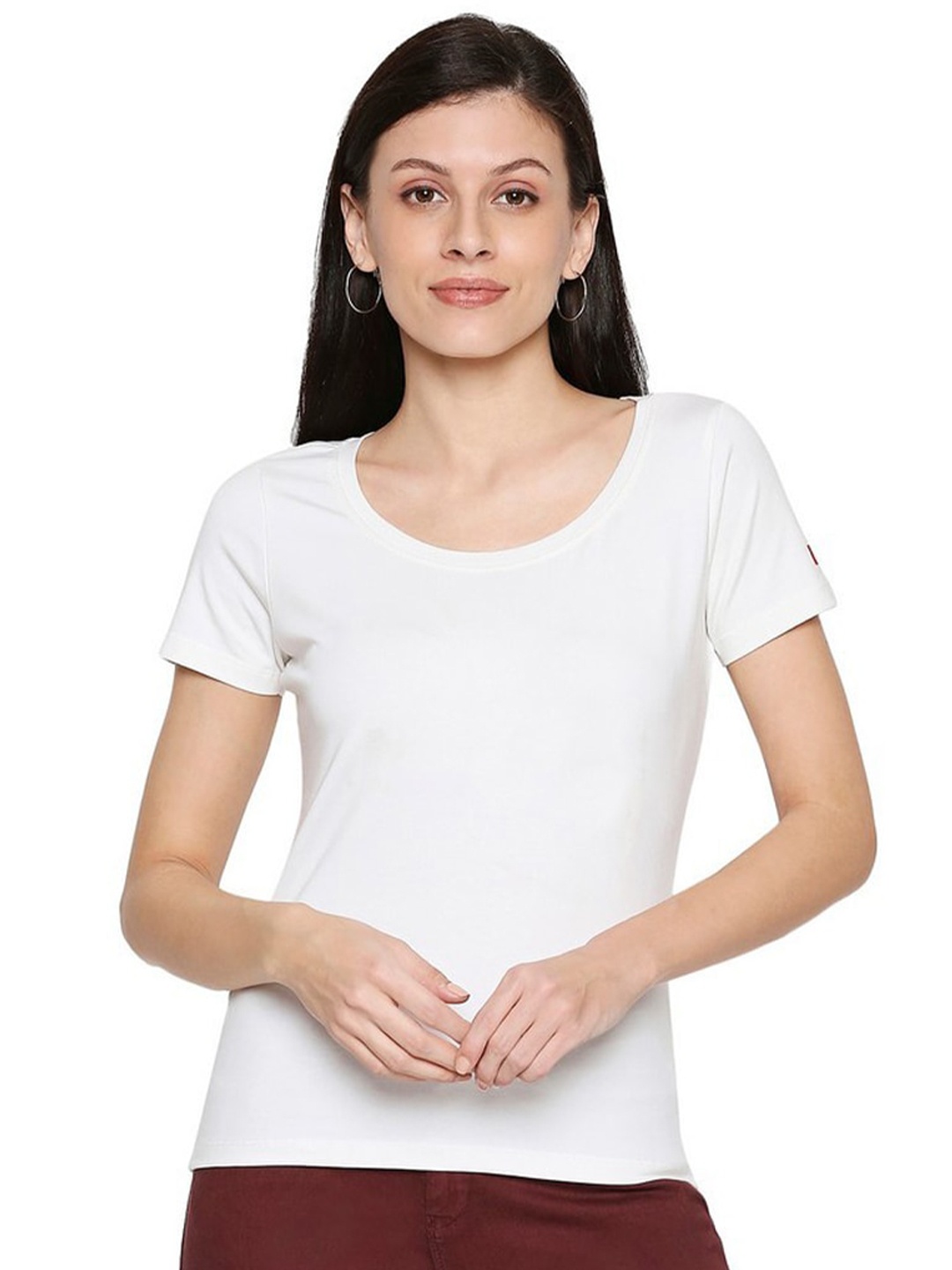 

SPYKAR Women White T-shirt