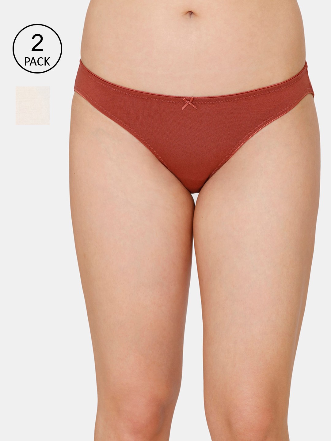 

Coucou Women Pack of 2 Assorted Hipster Briefs