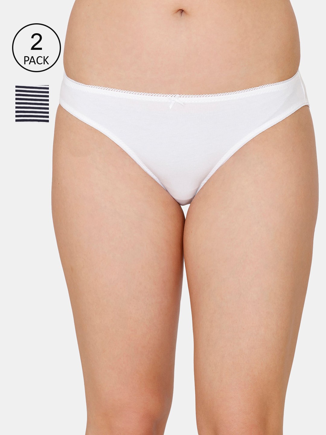 

Coucou Women Pack of 2 Assorted Hipster Briefs
