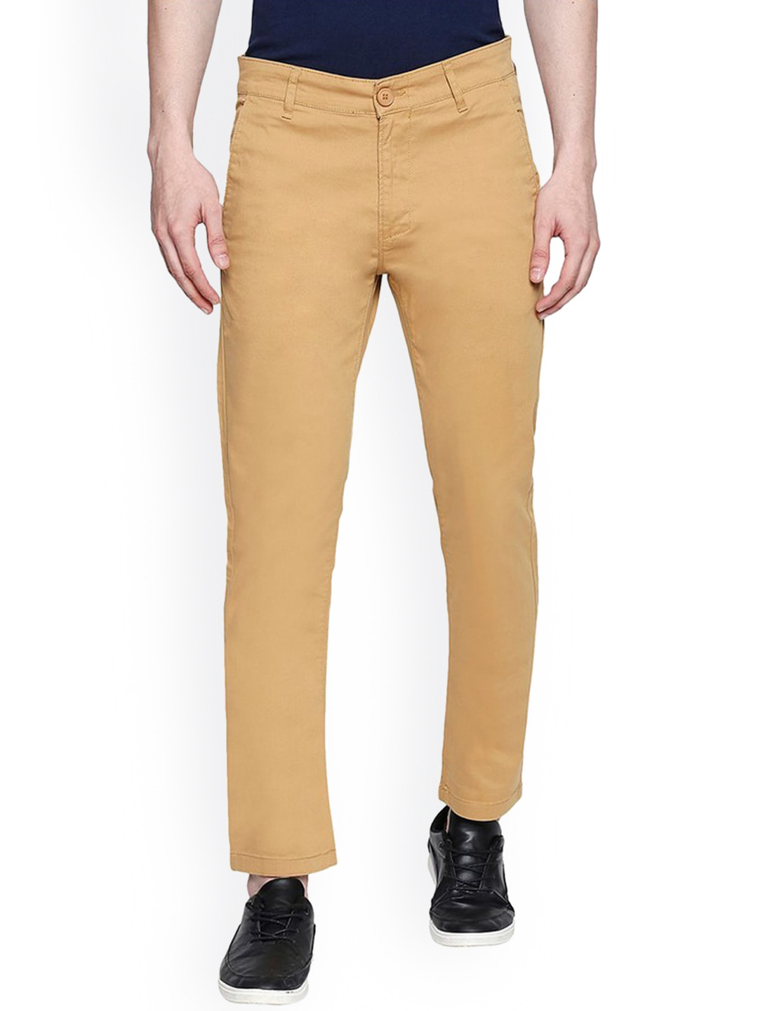 

SPYKAR Men Brown Smart Slim Fit Chinos Trousers