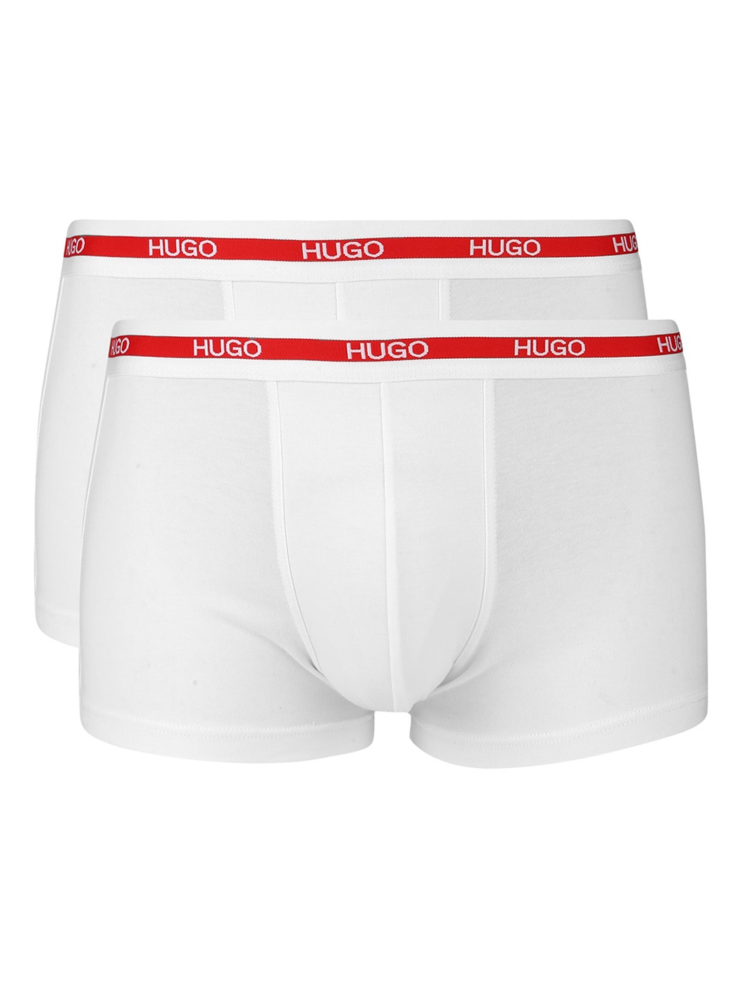 

HUGO Men Pack Of 2 White Solid Trunk