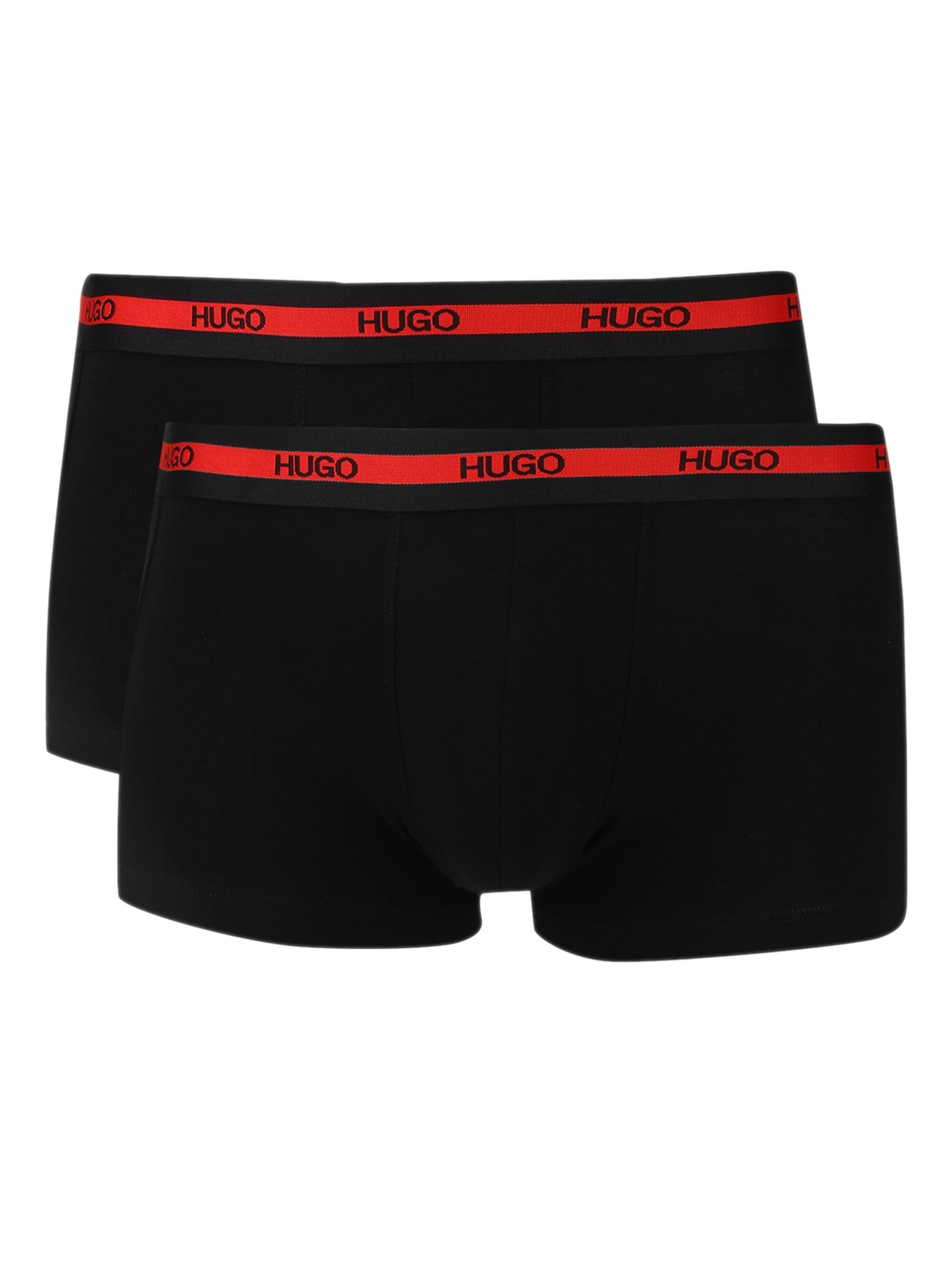 

HUGO Men Black Pack of 2 Solid Cotton Trunk-0102095187S22009A07