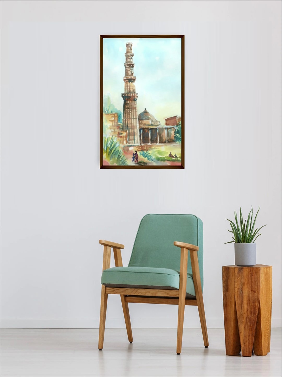 

The Art House Multicolored Canvas Painted Wall Art, Multi
