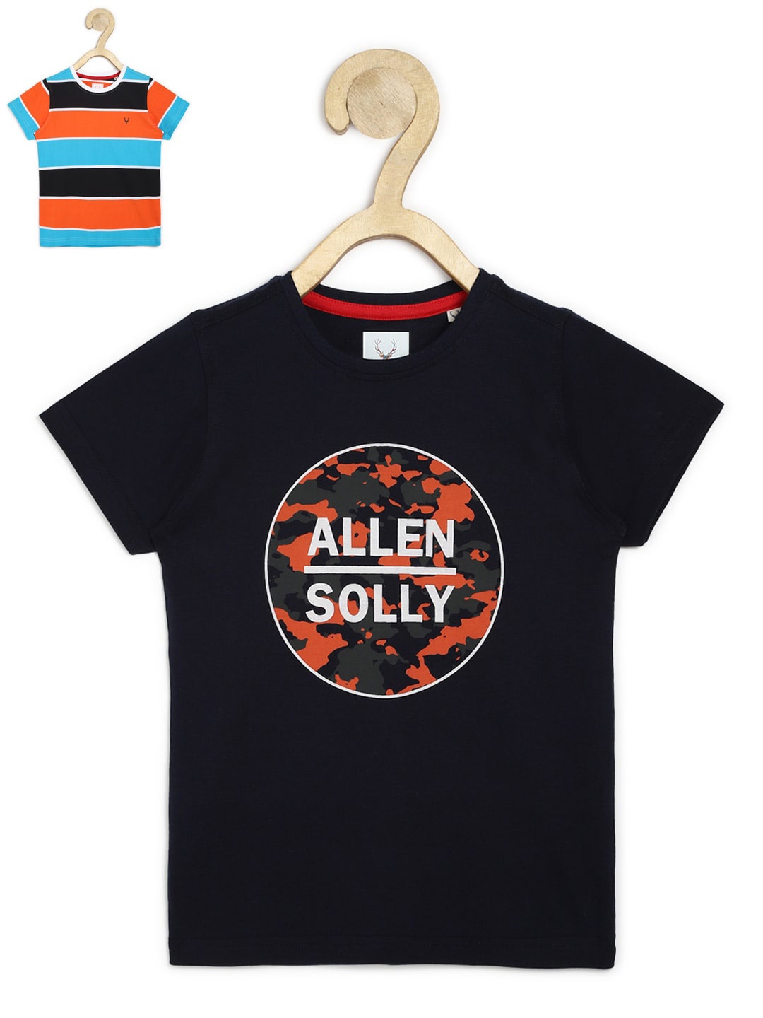 

Allen Solly Junior Boys Multicoloured Typography 2 Printed T-shirt, Multi