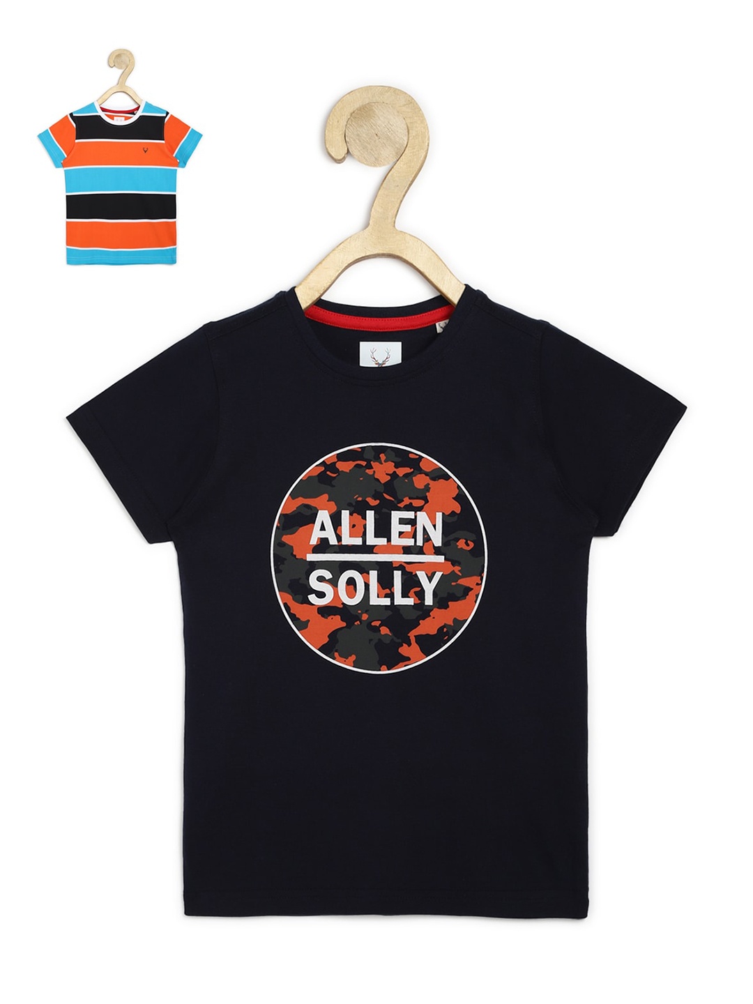 

Allen Solly Junior Boys Multicoloured 2 Printed T-shirt, Multi