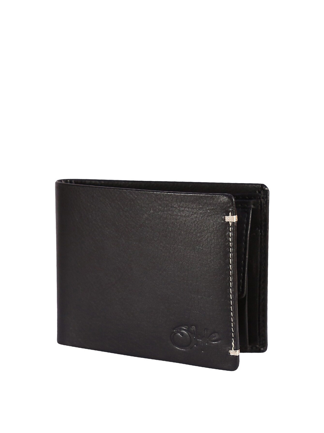 

Style SHOES Unisex Black RFID Leather Two Fold Wallet