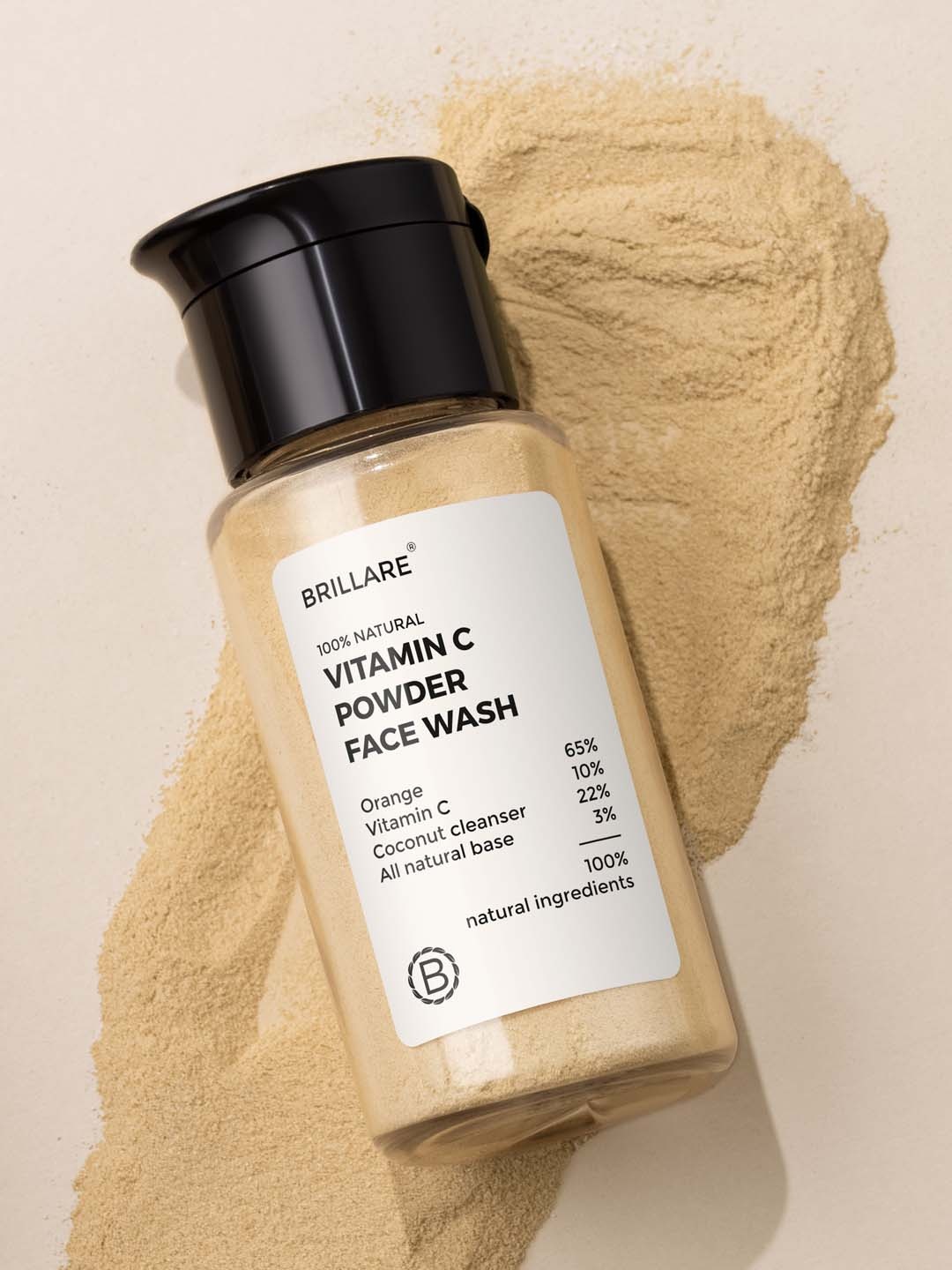 

BRILLARE Vitamin C Powder Face Wash - 15 g, Orange