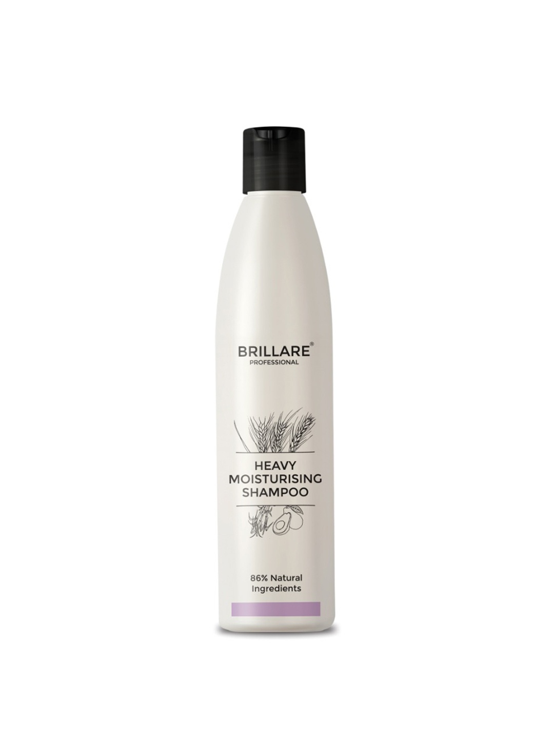 BRILLARE Heavy Moisturising Shampoo for Dry & Frizzy Hair - 300 ml, White