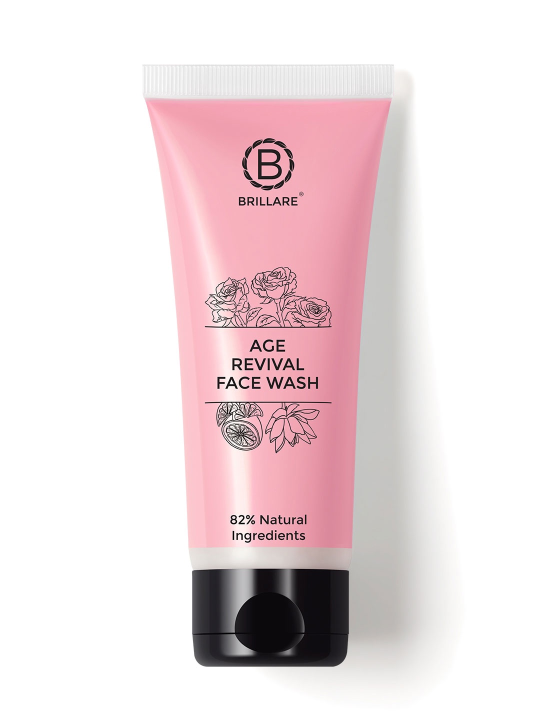 

BRILLARE Age Revival Face Wash for Ageing Skin - 100 ml, Pink