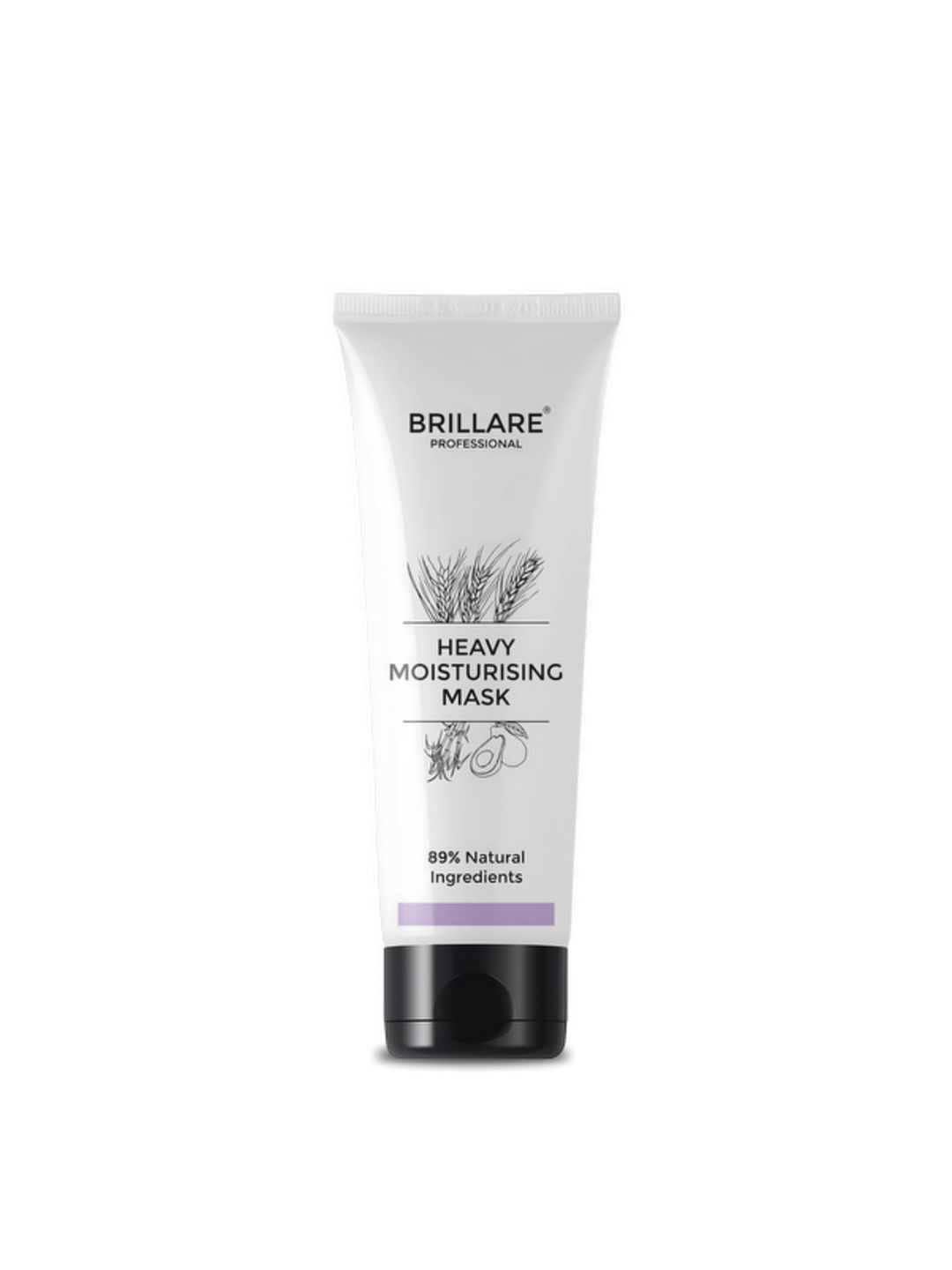 

BRILLARE Sustainable Heavy Moisturising Mask for Dry & Frizzy Hair - 125 g, White