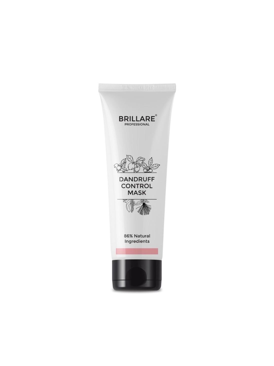 BRILLARE Sustainable Dandruff Control Mask for Itchy & Flaky Scalp - 125 g, White