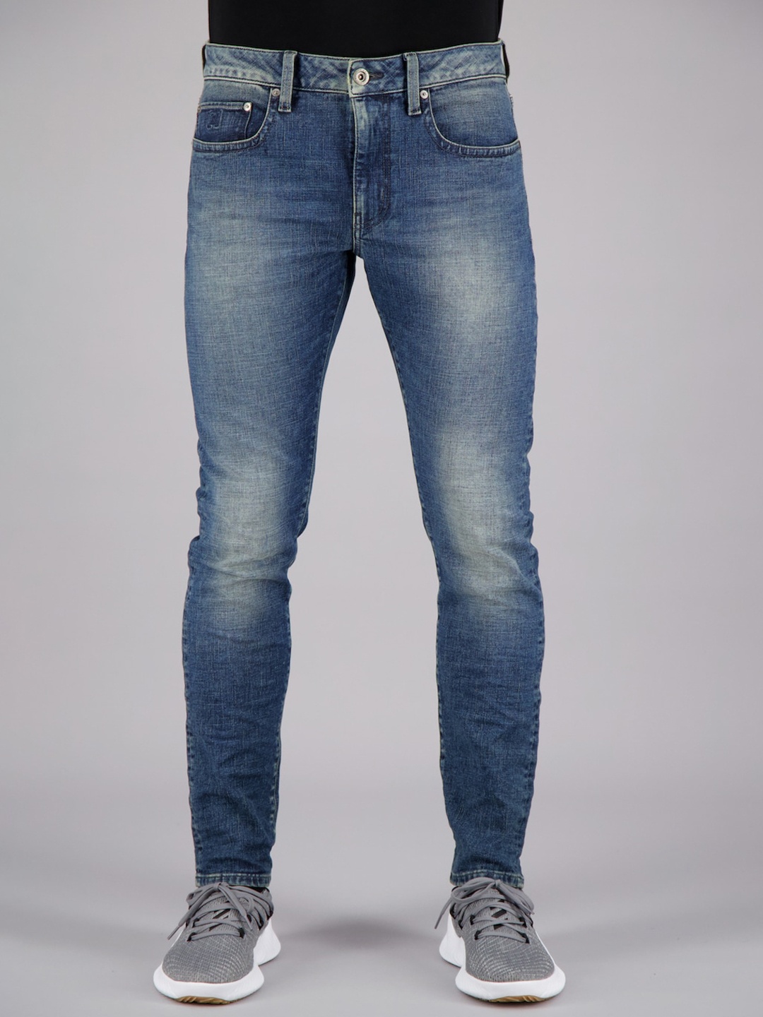

FREESOUL Men Blue Slim Fit Heavy Fade Jeans