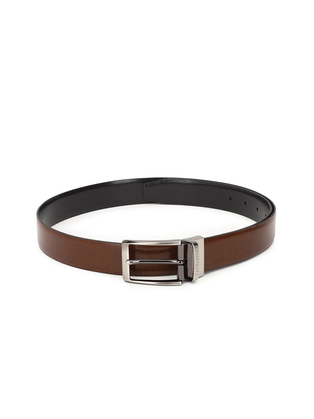 

Van Heusen Men Brown Leather Belt