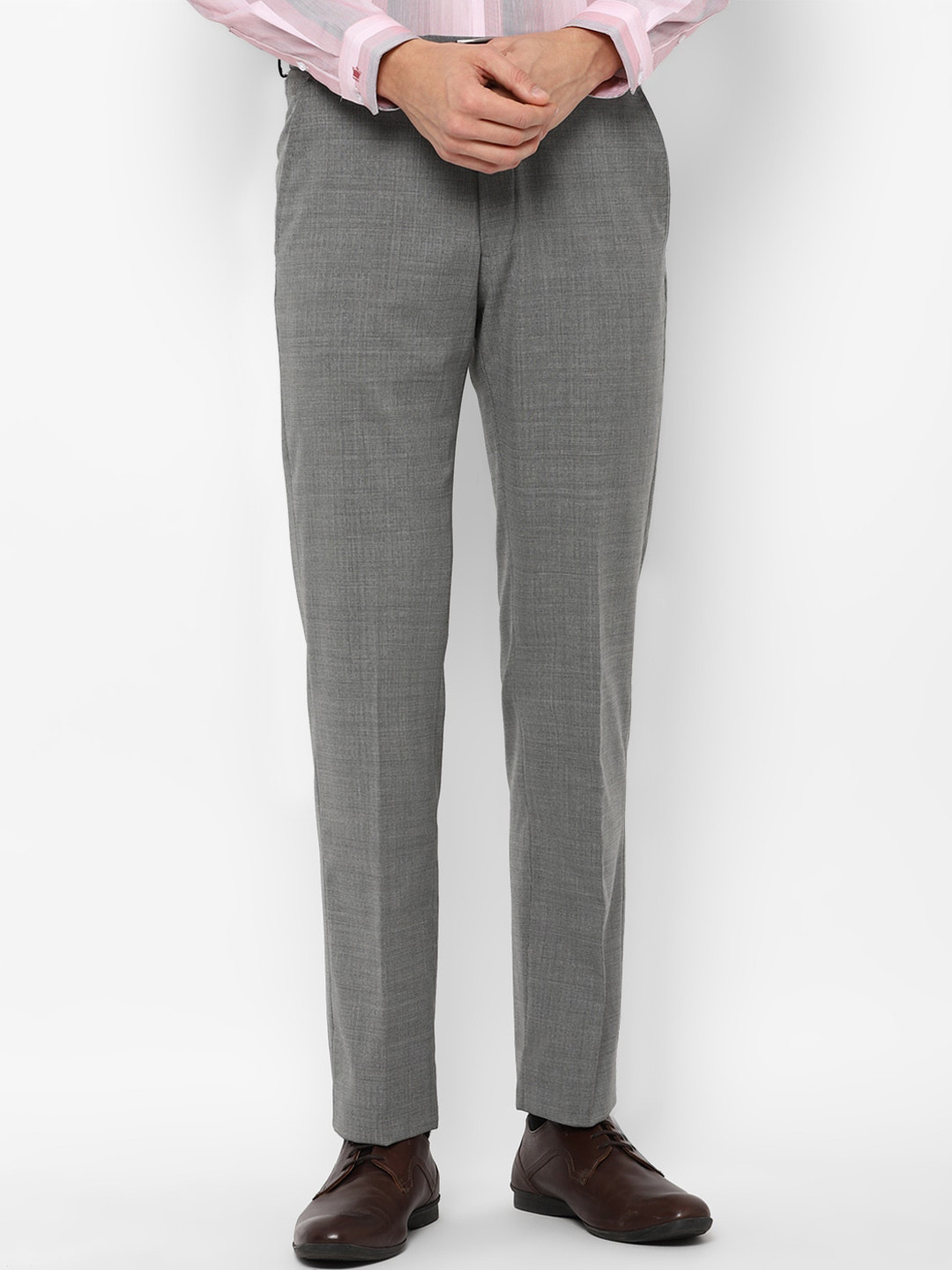 

Louis Philippe Men Grey Trousers