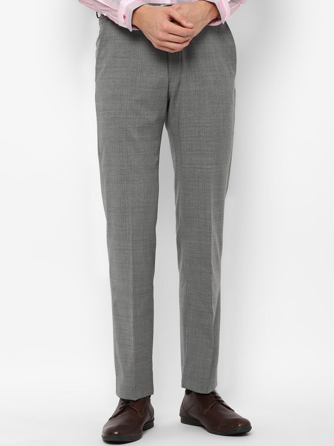 

Louis Philippe Men Grey Trousers