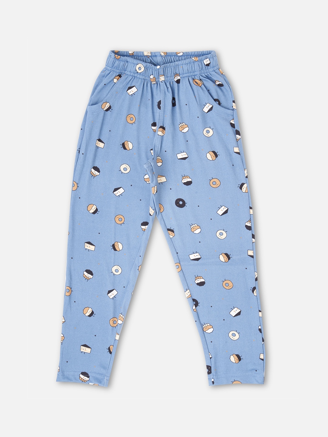 

Sweet Dreams Girls Blue Printed Lounge Pant