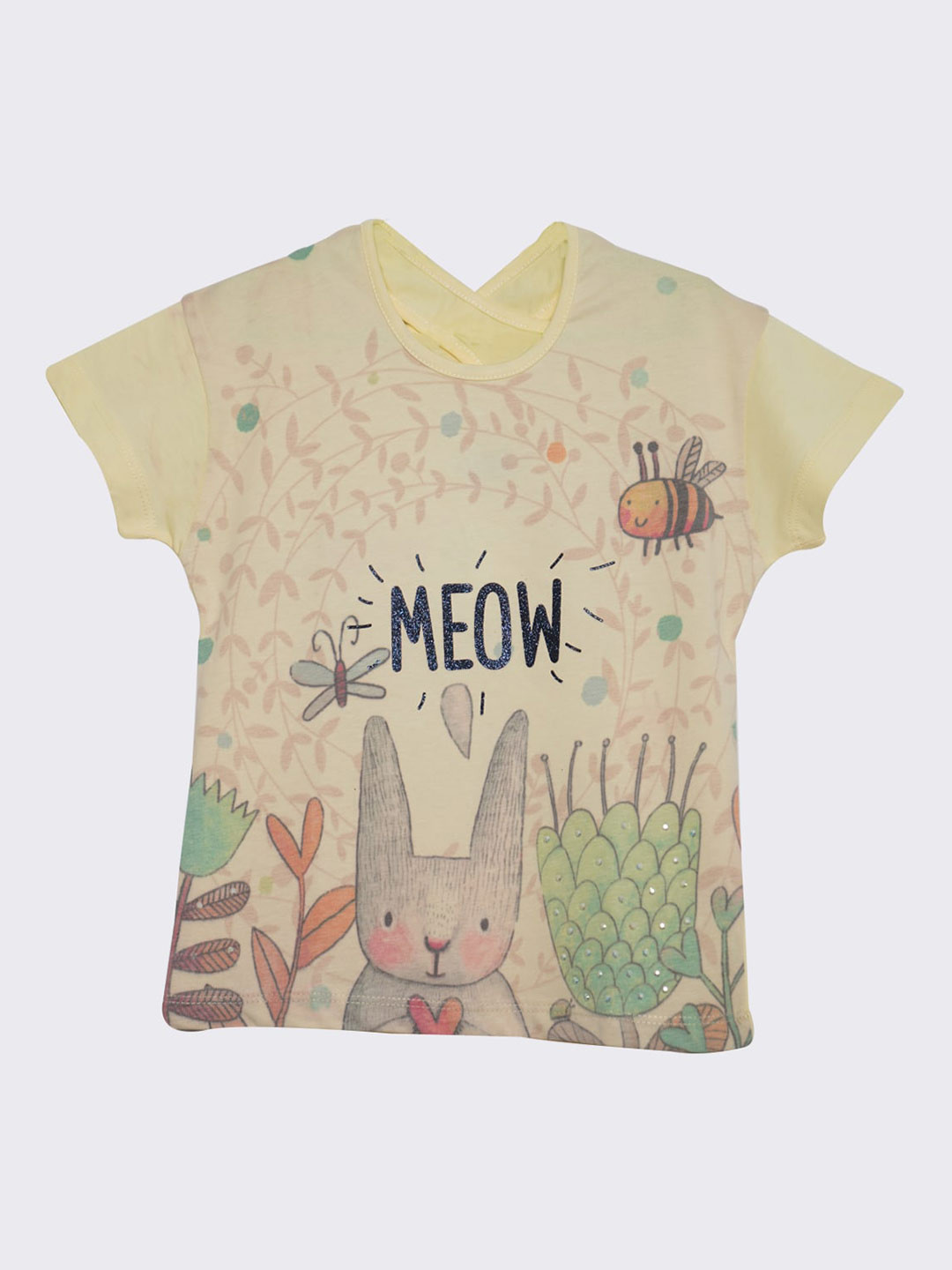 

Ziama Off White Print Top