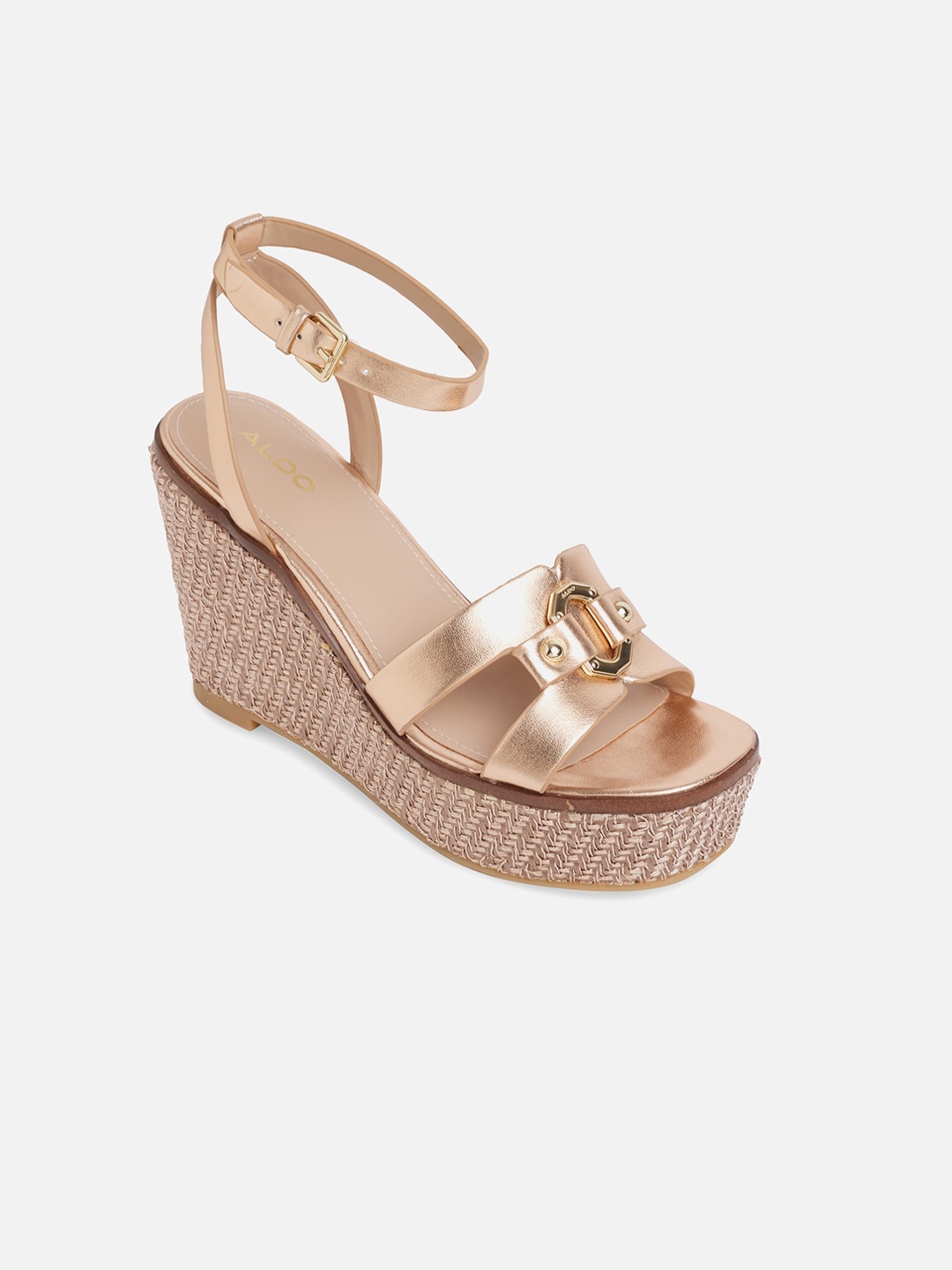 

ALDO Women Pink Wedge Heels