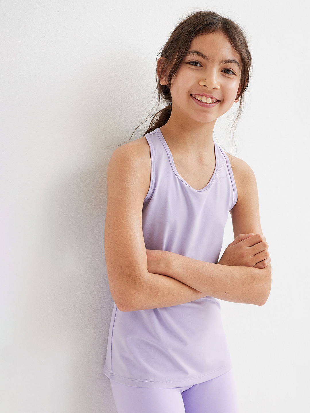 

H&M Girls Pack of 2 Sports Vest Top, Black