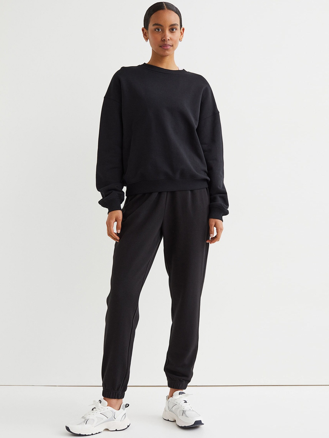 

H&M Women Black Solid Sports Joggers