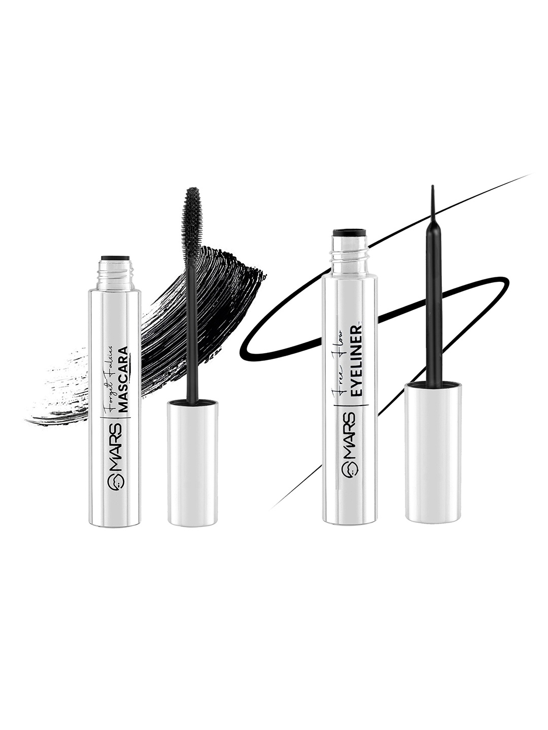 

MARS Set of Forget Falsies Mascara & Free Flow Eyeliner, Black