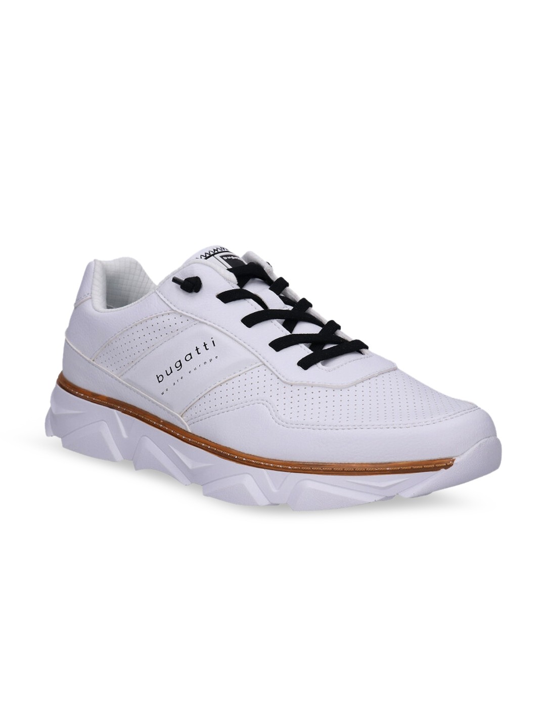 

Bugatti Men White Solid Everyday Sneakers