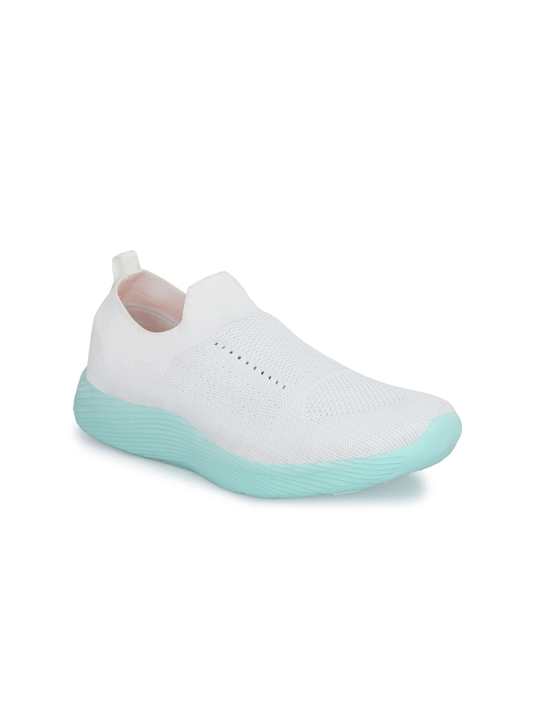 

Yuuki Men White & Green Mesh Walking Non-Marking Shoes
