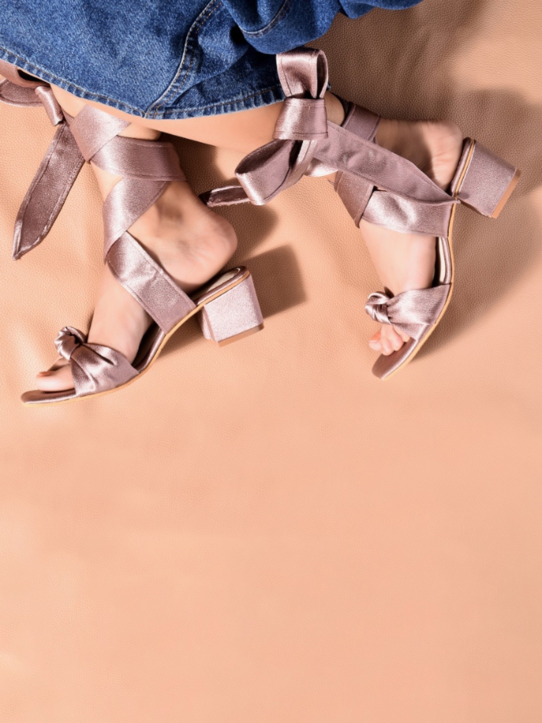 

Sole House Mauve PU Block Gladiators