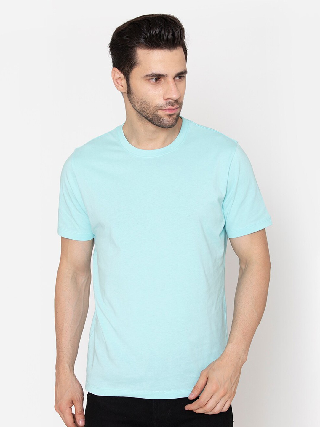 

FLAWLESS Men Blue Short Sleeves T-shirt