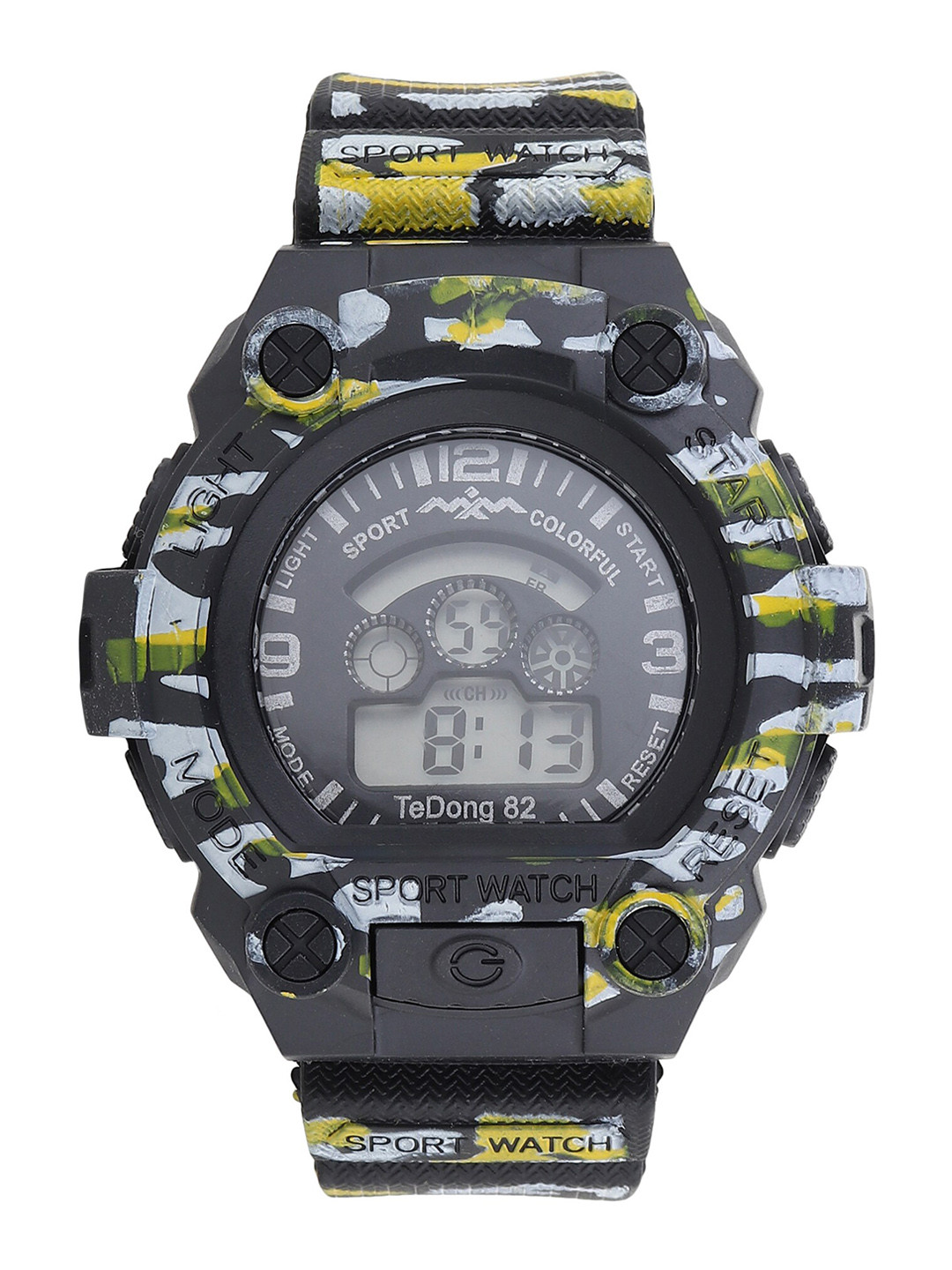 

Fantasy World Unisex Kids Grey Printed Dial & Multicoloured Straps Digital Multi Function Watch FW-MLT-15-YL01-Yellow