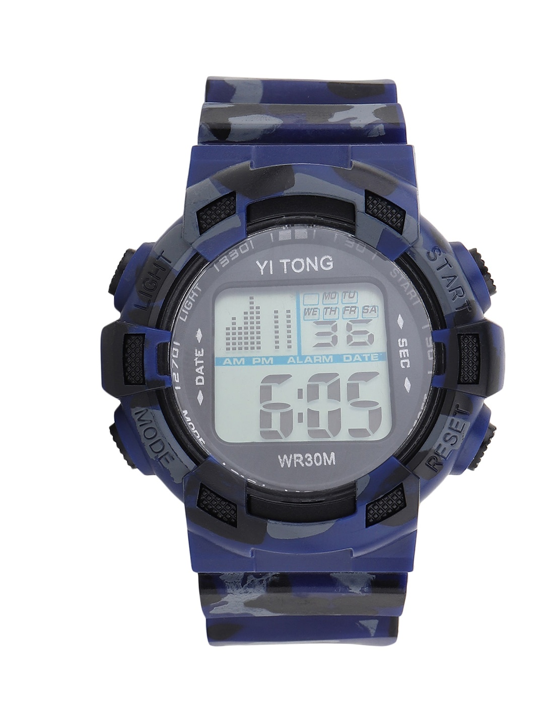 

Fantasy World Kids Grey Dial & Grey Straps Digital Multi Function Watch, Blue