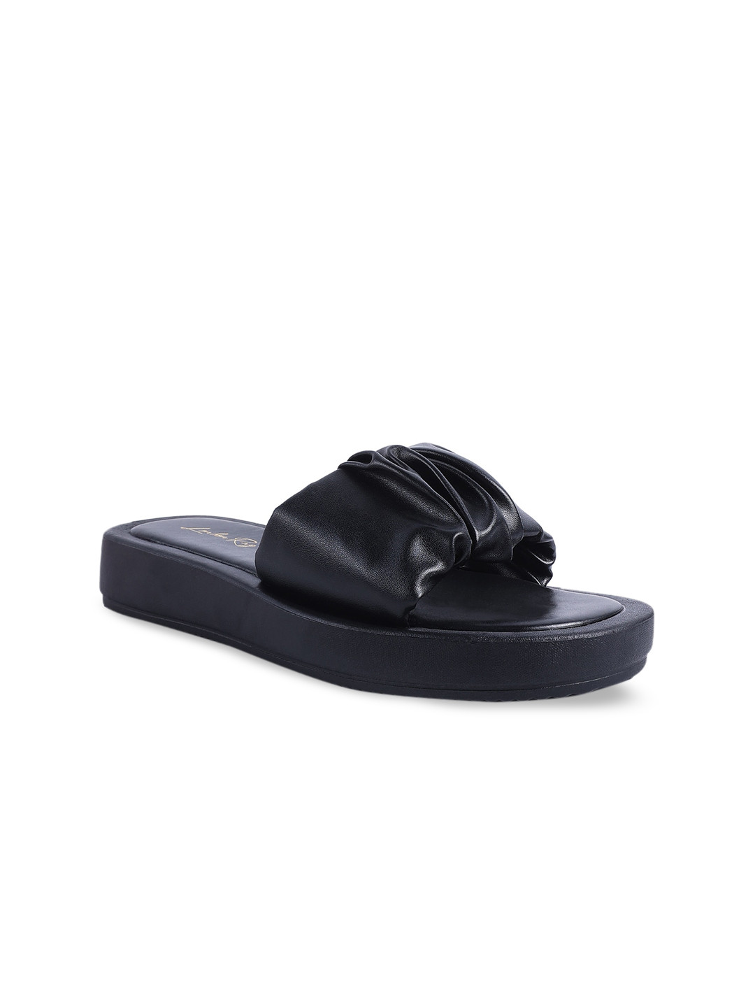 

London Rag Black Flatform Heels