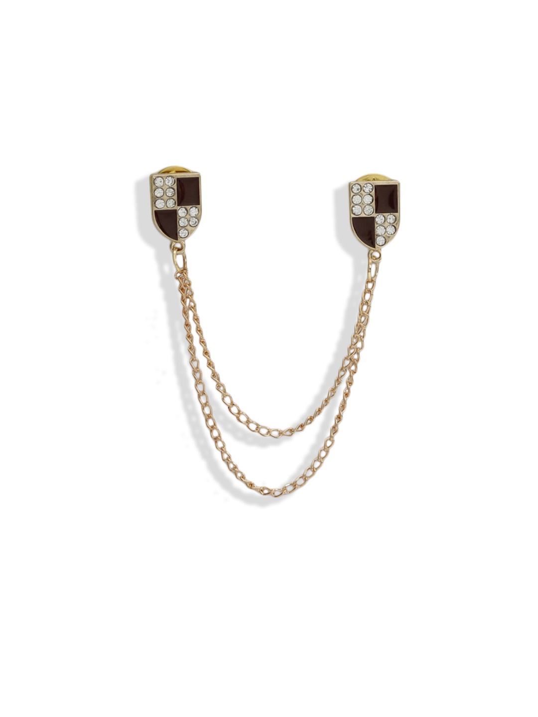 

Hashburys Gold-Toned Vintage Chain Brooch