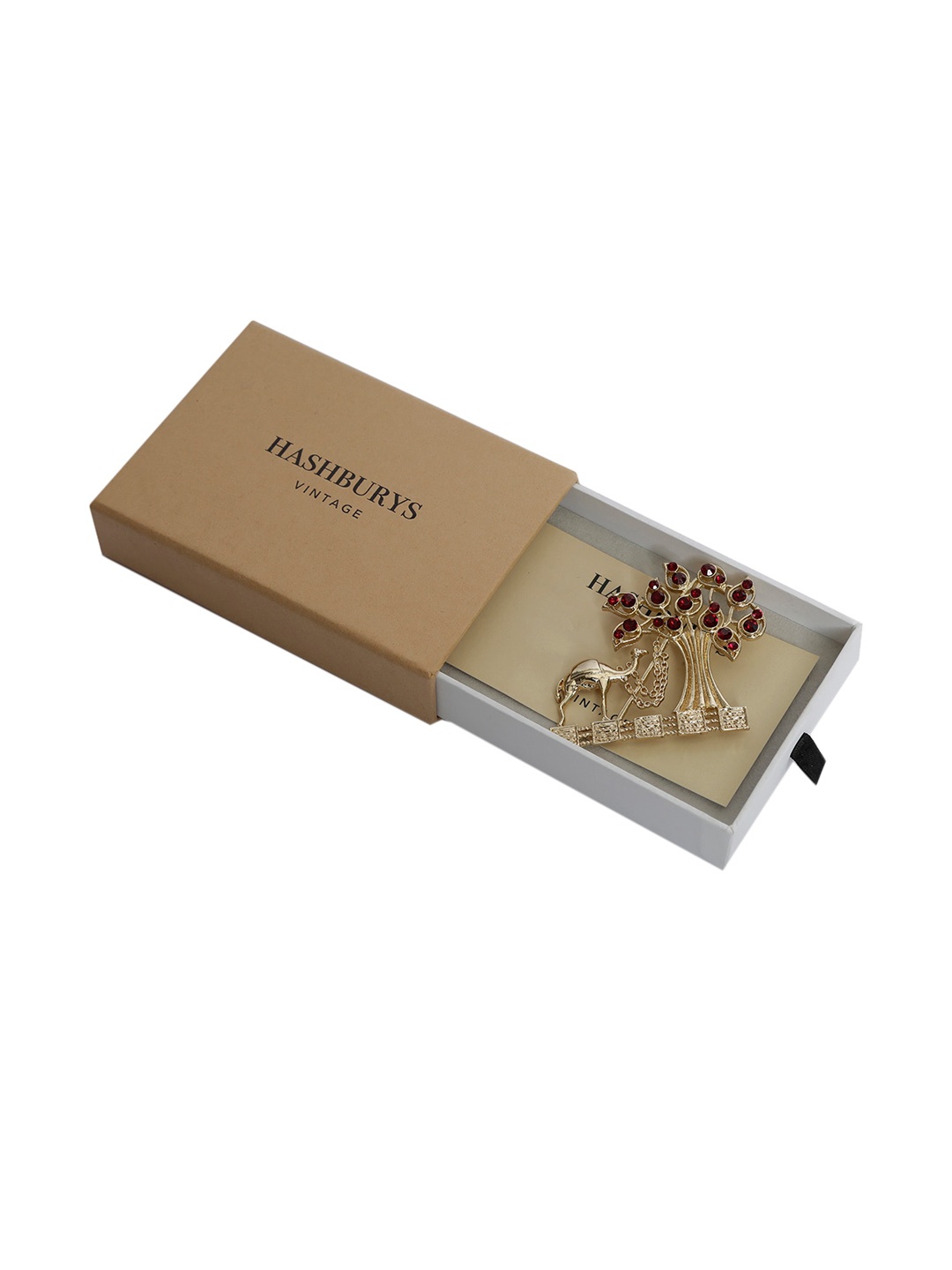 

Hashburys Gold-Toned Vintage Lapel Brooch Pin