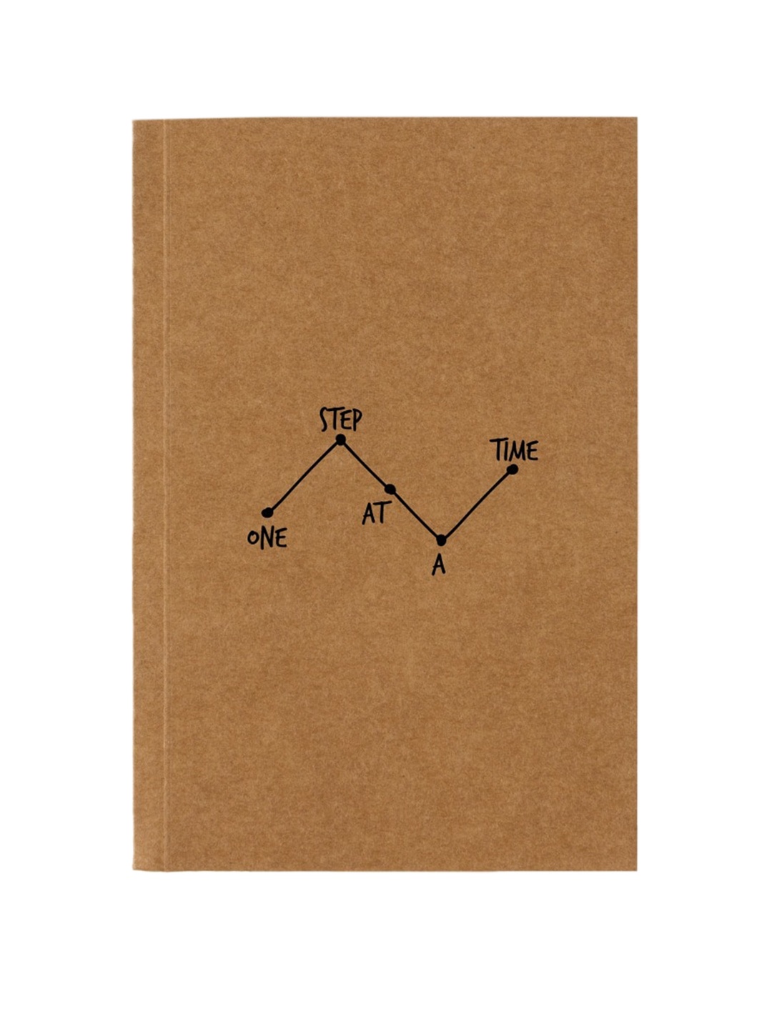 

The Art People Brown Printed One Step Notebook