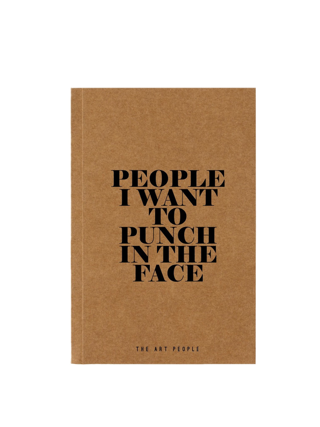 

The Art People Brown Printed Punch Notebook