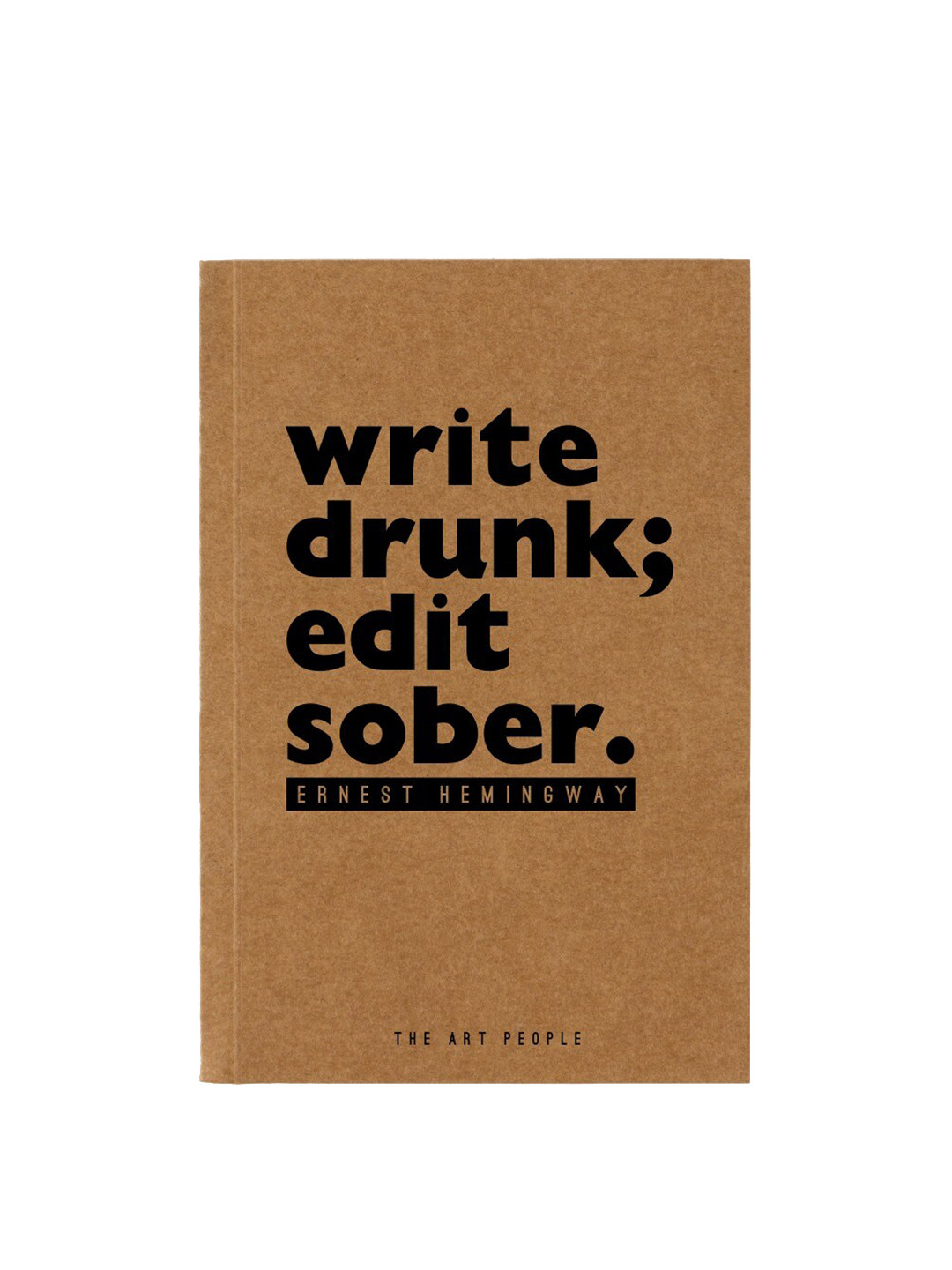 

The Art People Brown Printed Notebook
