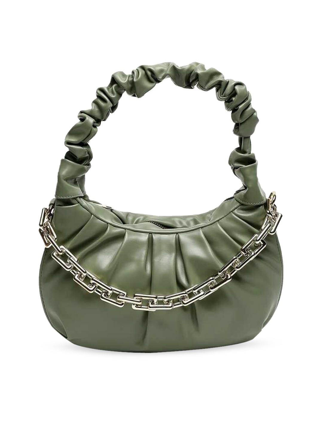

Lychee bags Green PU Shopper Hobo Bag