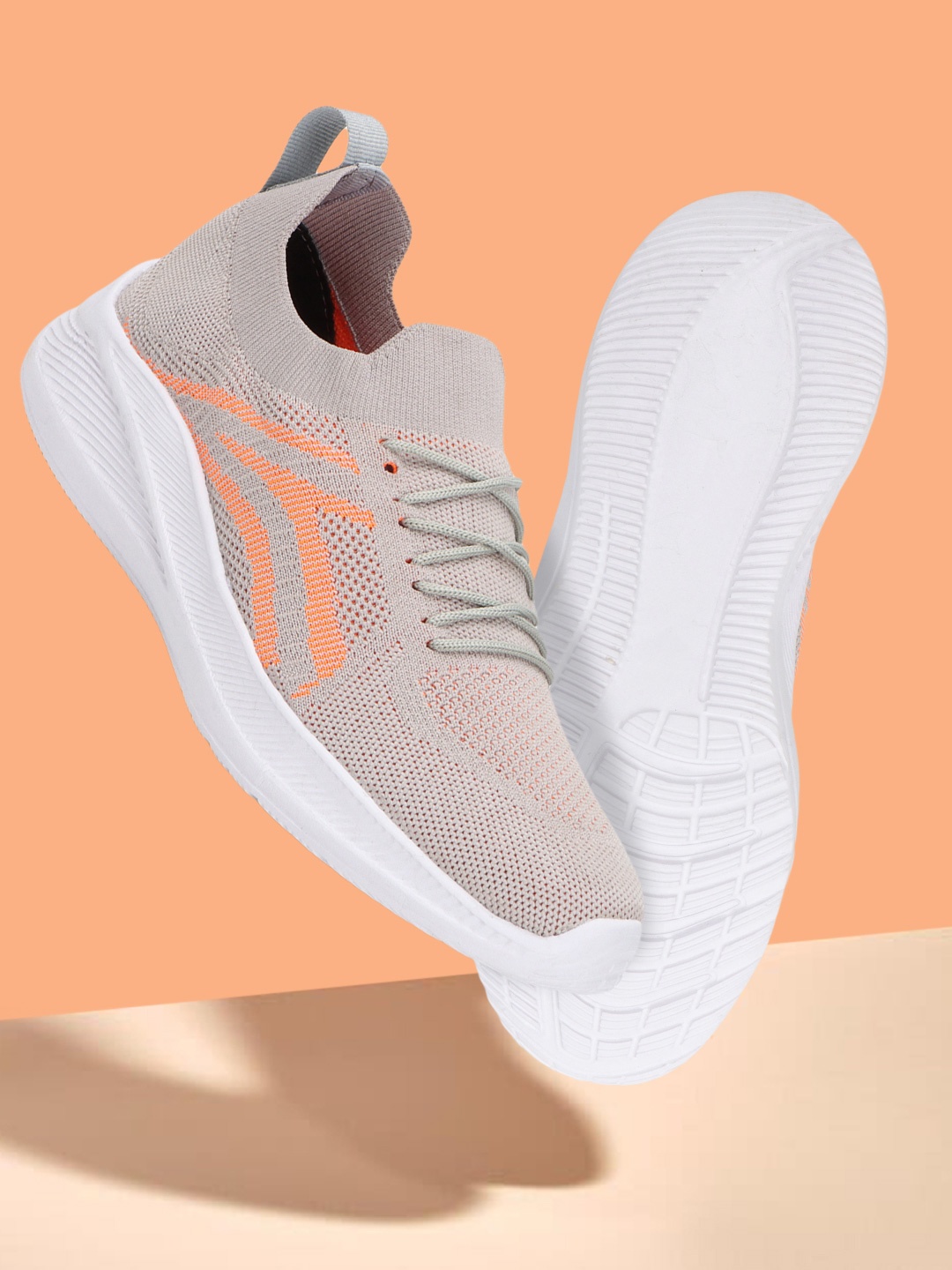 

M7 by Metronaut Men Grey Woven Design Sneakers