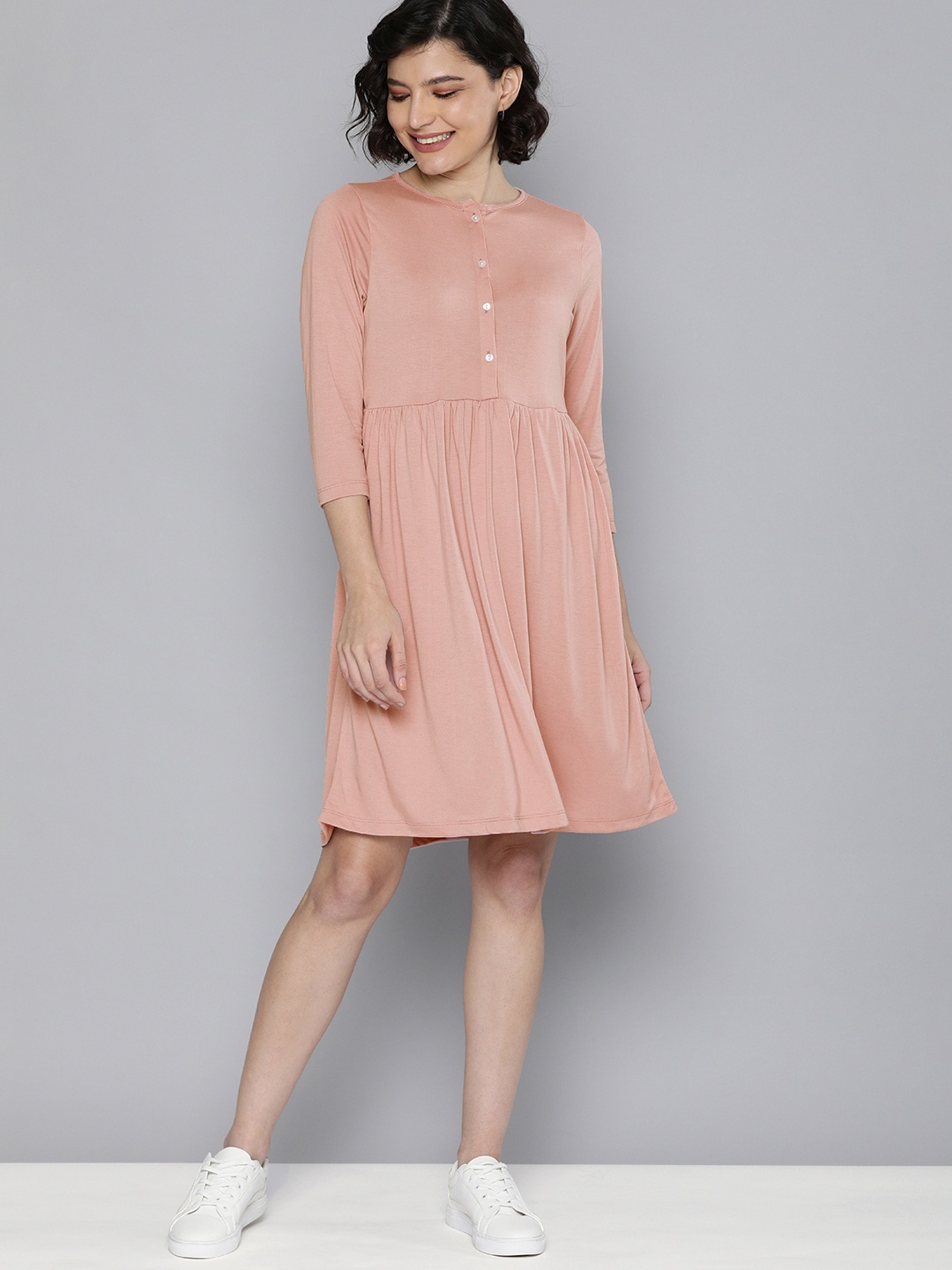 

M&H Easy Pink A-Line Dress