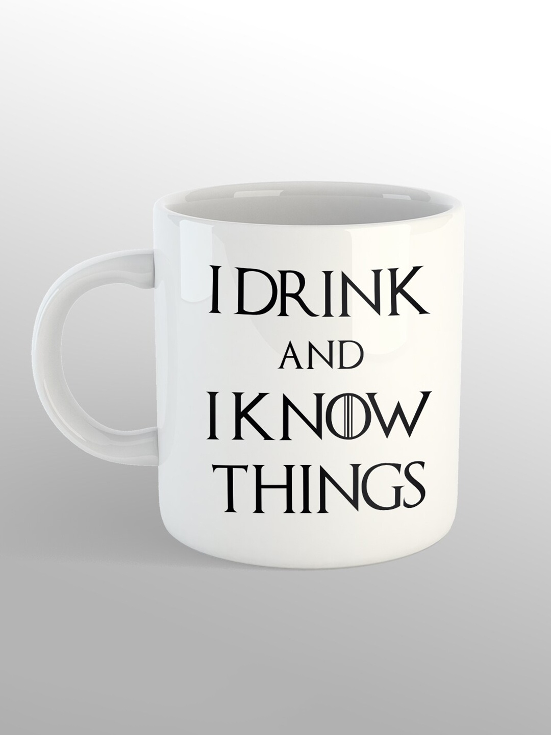 

The Art People White & Black Printed Ceramic Glossy Mugs