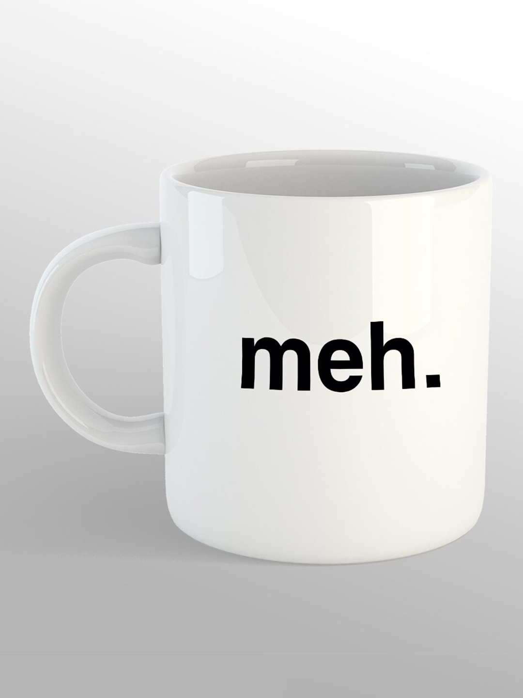 

The Art People White & Black Printed Ceramic Glossy Mug